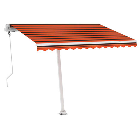 Luifel vrijstaand automatisch 300x250 cm oranje en bruin 2