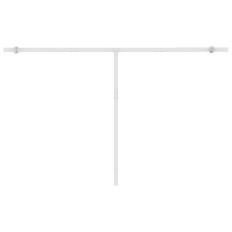 Luifel vrijstaand handmatig uittrekbaar 400x350 cm antraciet 9
