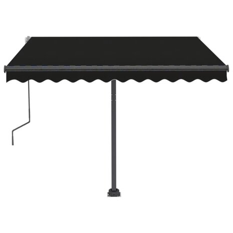 Luifel vrijstaand handmatig uittrekbaar 300x250 cm antraciet 5
