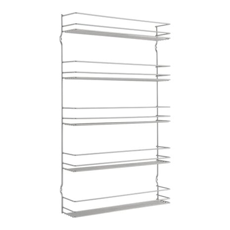 Metaltex Kruidenrek wandmontage 5-laags Pepito zilverkleurig 2