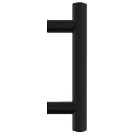 Handvatten 20 st 64 mm roestvrij staal zwart 6