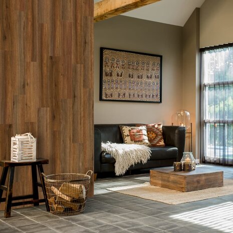 WallArt Planken hout-look natuurlijk eikenhout zadelbruin 6