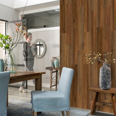 WallArt Planken hout-look natuurlijk eikenhout zadelbruin 7