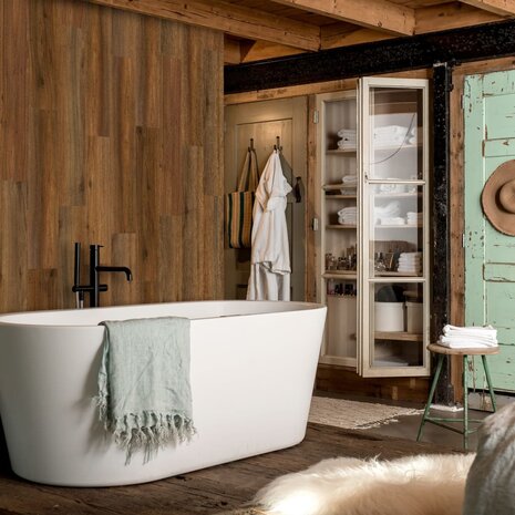 WallArt Planken hout-look natuurlijk eikenhout zadelbruin 8