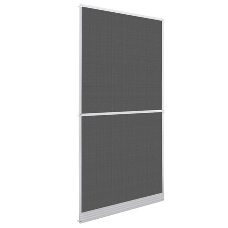 Hordeur met scharnieren 100x215 cm wit 1