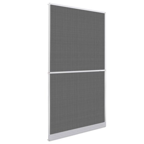 Hordeur met scharnieren 120x240 cm wit 1