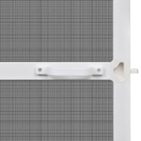 Hordeur met scharnieren 120x240 cm wit 4
