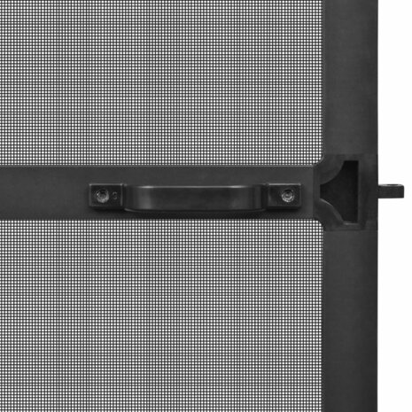 Hordeur met scharnieren 100x215 cm antraciet 4