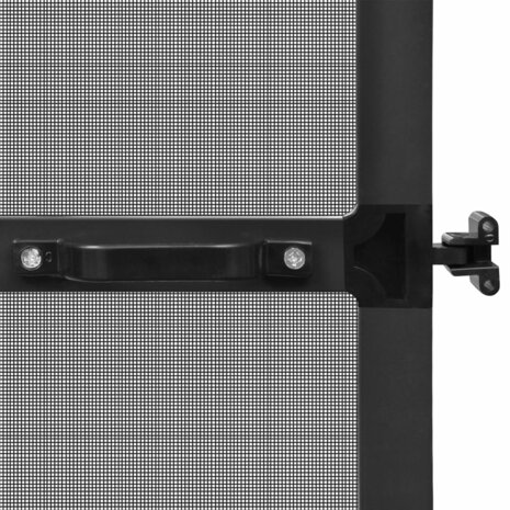 Hordeur met scharnieren 100x215 cm antraciet 5