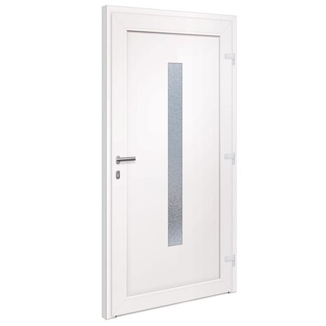 Voordeur 108x208 cm PVC antracietkleurig 5