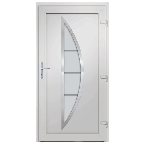 Voordeur 108x208 cm PVC wit 5