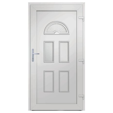Voordeur 88x190 cm PVC wit 5