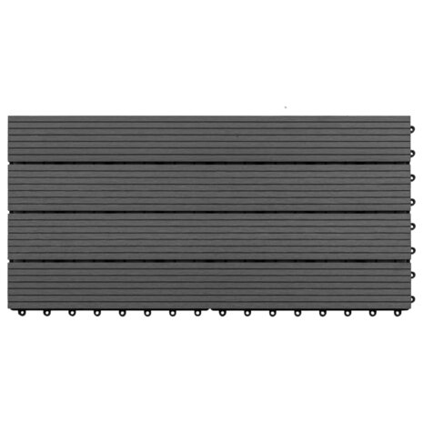 Terrastegels 6 st 60x30 cm 1,08 m² HKC zwart 3