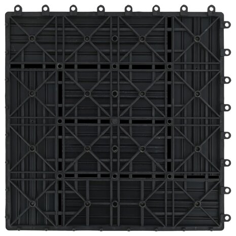 22 st Terrastegels 30x30 cm 2 m² HKC zwart 6