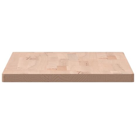 Wastafelblad 80x40x2,5 cm massief beukenhout 5