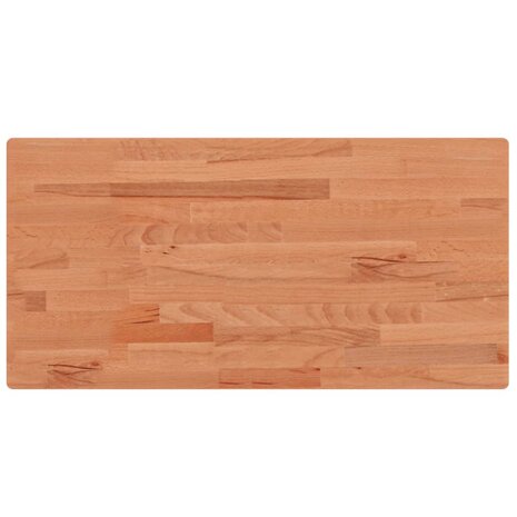 Wastafelblad 100x50x1,5 cm massief beukenhout 2