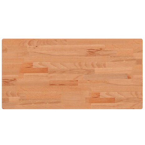 Wastafelblad 80x40x2,5 cm massief beukenhout 2