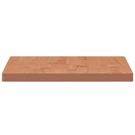 Wastafelblad 60x40x2,5 cm massief beukenhout 5