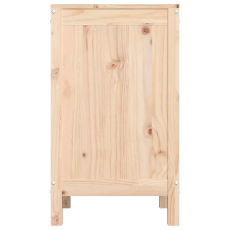 Wasmand 44x44x76 cm massief grenenhout 7