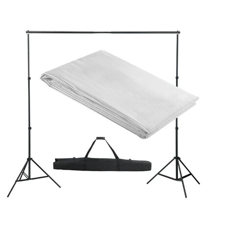 Achtergrondsysteem 300x300 cm wit 1
