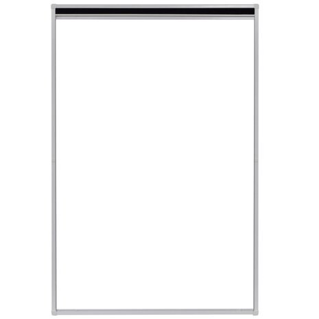 Raamhor plissé 80x120 cm aluminium  4