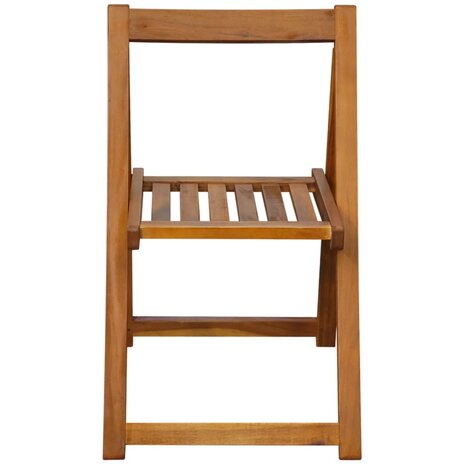 Tuinstoelen inklapbaar 2 st massief acaciahout 3
