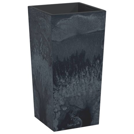 Plantenbak uitneembare bak beton-look 11/26,5 L PP antraciet 2