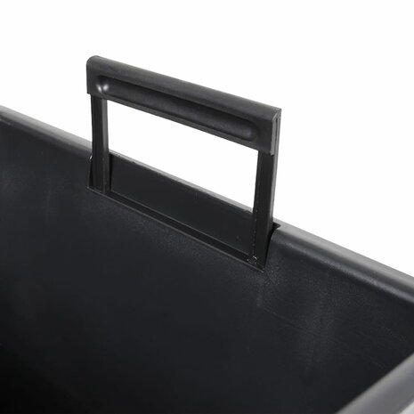 Plantenbak uitneembare bak beton-look 11/26,5 L PP antraciet 6