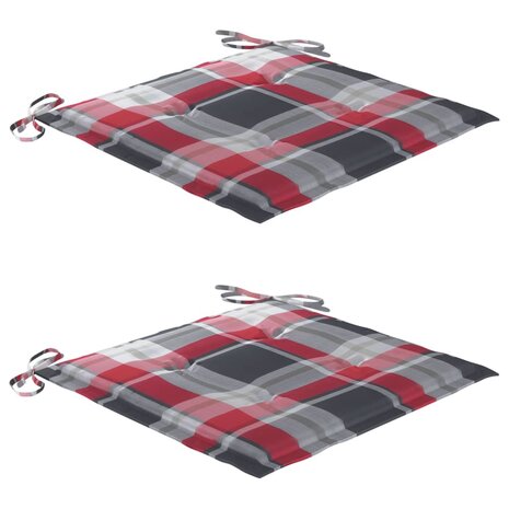 3-delige Tuinset inklapbaar met kussen massief teakhout 7