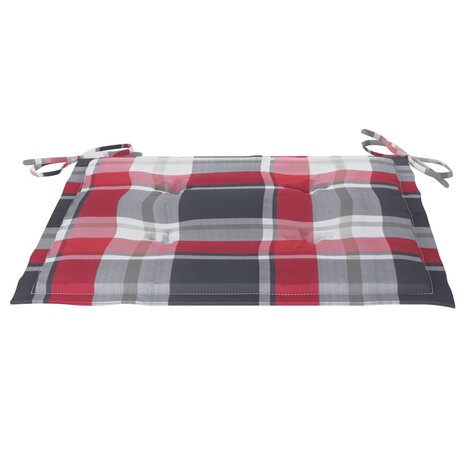 3-delige Tuinset inklapbaar met kussen massief teakhout 9