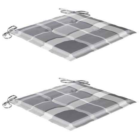 3-delige Tuinset inklapbaar met kussen massief teakhout 7