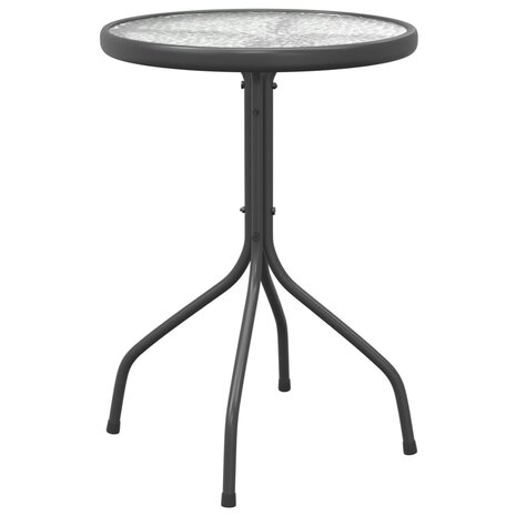 3-delige Tuinset staal zwart 8