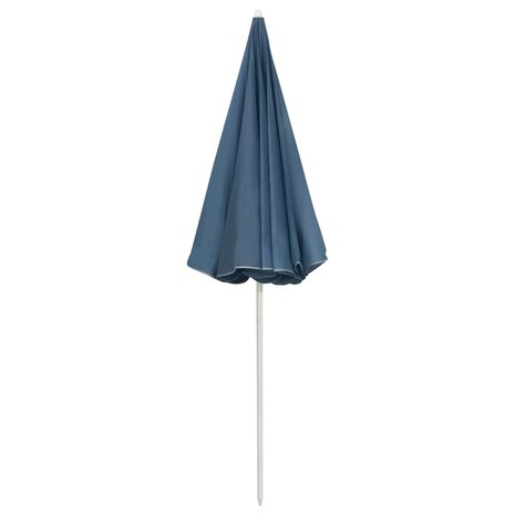 Strandparasol 240 cm blauw 4