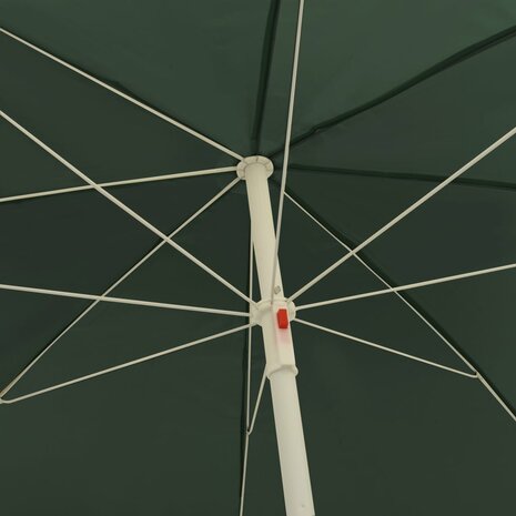 Strandparasol 240 cm groen 5