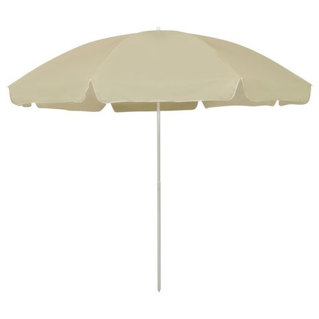 Strandparasol 300 cm zandgeel 1