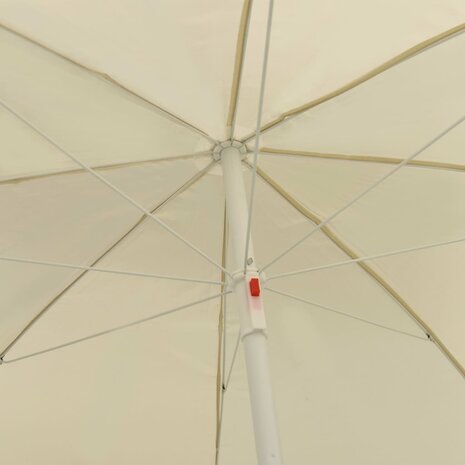 Strandparasol 300 cm zandgeel 5