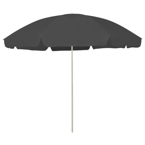Strandparasol 300 cm antracietkleurig 1