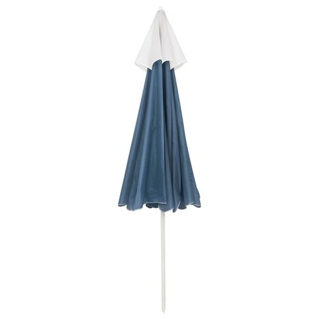 Strandparasol 240 cm blauw 4