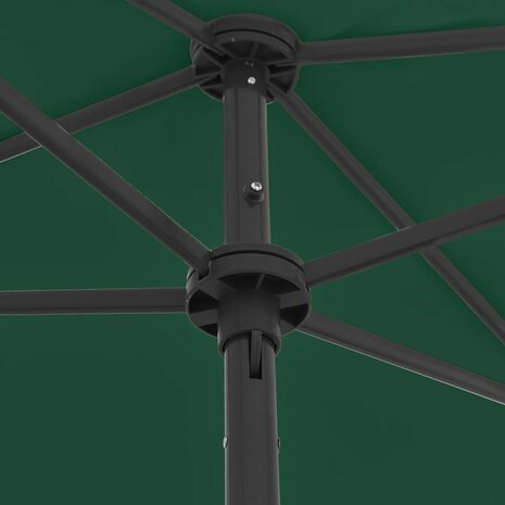 Strandparasol 180x120 cm groen 7