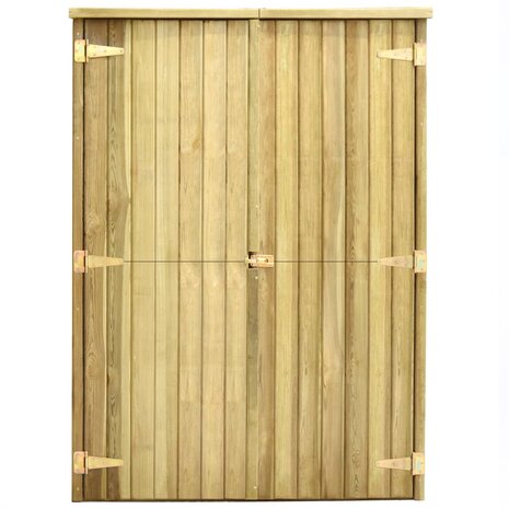 Tuinschuur 123x50x171 cm geïmpregneerd grenenhout 3
