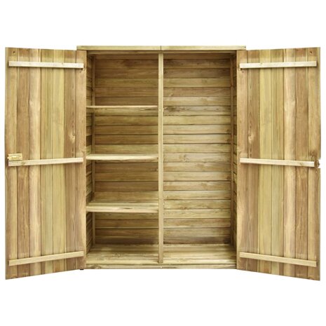 Tuinschuur 123x50x171 cm geïmpregneerd grenenhout 4