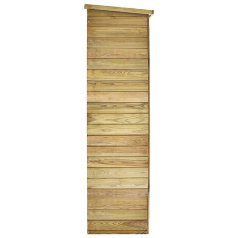 Tuinschuur 123x50x171 cm geïmpregneerd grenenhout 5
