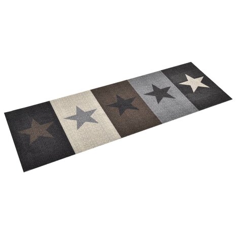 Keukenmat wasbaar Star 45x150 cm 2