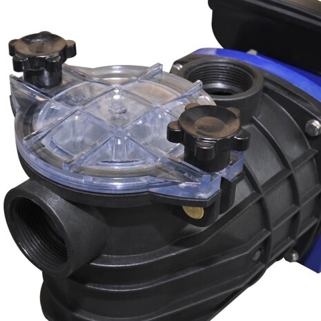 Elektrische zwembadpomp 500W blauw 3