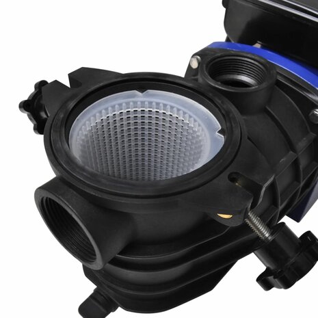 Elektrische zwembadpomp 500W blauw 4