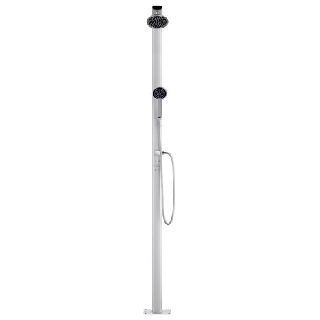 Buitendouche 215 cm aluminium 3