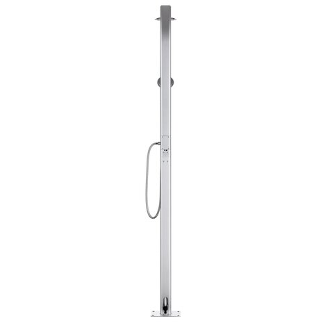Buitendouche 215 cm aluminium 5