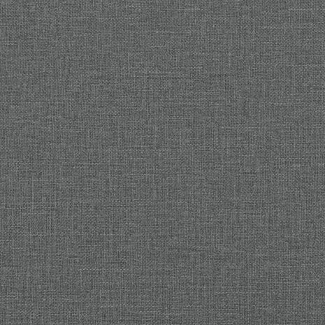 Driezitsbank met voetenbank 180 cm stof donkergrijs 6