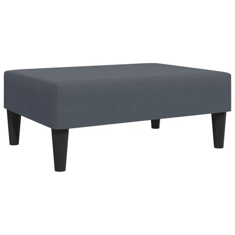 2-delige Loungeset met kussens fluweel donkergrijs 7