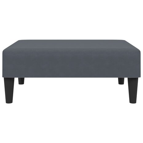 2-delige Loungeset met kussens fluweel donkergrijs 8